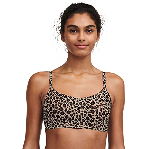 Chantelle SOFTSTRETCH, Bustier Mit Soft Cups, Rundhalsausschnitt, Unnsichtbare Unterwäsche für Damen, Leopard Nude, XL/2XL von Chantelle