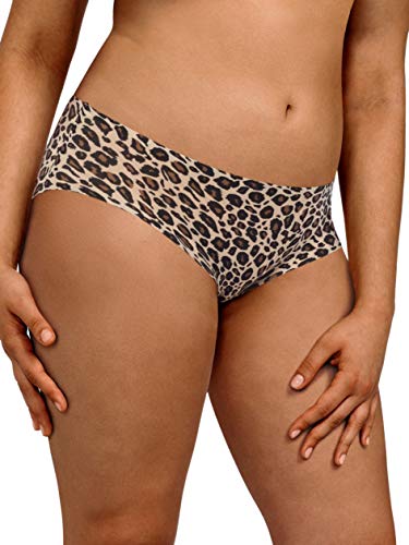 Chantelle SOFTSTRETCH, Shorty, Unnsichtbare Unterwäsche für Damen, Einheitsgröße von 36 bis 44 (EU), Leopard Nude, Einheitsgröße Große Größen von Chantelle