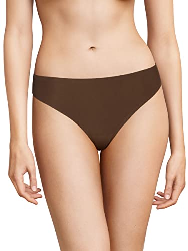 Chantelle SOFTSTRETCH, Tanga, Unnsichtbare Unterwäsche für Dame, Einheitsgröße von 36 bis 44 (EU), Walnuss, Einheitsgröße von Chantelle