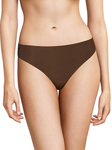 Chantelle SOFTSTRETCH, Tanga, Unnsichtbare Unterwäsche für Dame, Einheitsgröße von 36 bis 44 (EU), Walnuss, Einheitsgröße von Chantelle