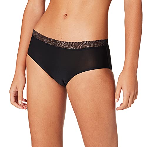 Chantelle SOFTSTRETCH, Shorty Mit Spitze, Unnsichtbare Unterwäsche für Dame, Einheitsgröße von 36 bis 44 (EU), Schwarz, Einheitsgröße von Chantelle