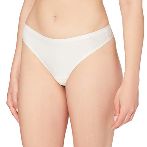 Chantelle SOFTSTRETCH, Tanga, Unnsichtbare Unterwäsche für Dame, Einheitsgröße von 36 bis 44 (EU), Elfenbein, Einheitsgröße Große Größen von Chantelle