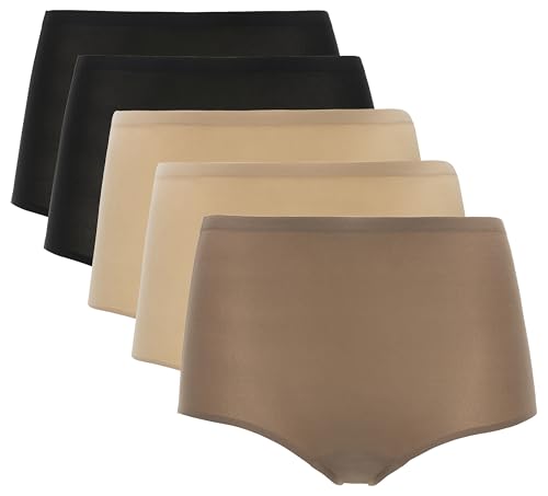 Chantelle Damen Softstretch Uw Ens. Bas High Waist Brief Pack X5 Taillenslip, Mehrfarbig, Einheitsgröße EU von Chantelle