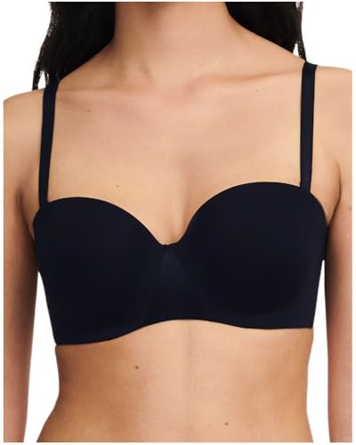 Chantelle ESSENTIALL, Bandeau T-Shirt-BH, Unnsichtbare Unterwäsche für Damen, Schwarz, 75D von Chantelle