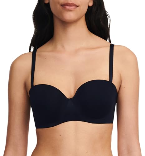 Chantelle ESSENTIALL, Bandeau T-Shirt-BH, Unnsichtbare Unterwäsche für Damen, Schwarz, 90B von Chantelle