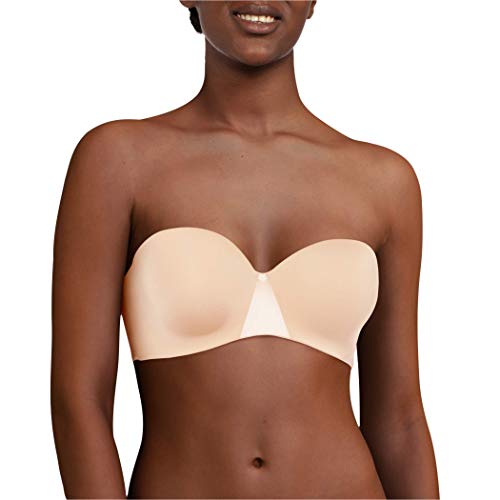 Chantelle ESSENTIALL, Bandeau T-Shirt-BH, Unnsichtbare Unterwäsche für Damen, Beige Dore, 80F von Chantelle