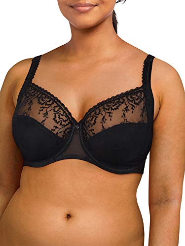 Chantelle EVERY CURVE, Sehr Bedeckender Bügel-BH, Damen Unterwäsche, Schwarz, 80B von Chantelle