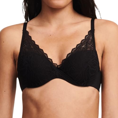 Chantelle - Easy Feel Floral Touch - Schalen-BH (90C Schwarz) von Chantelle