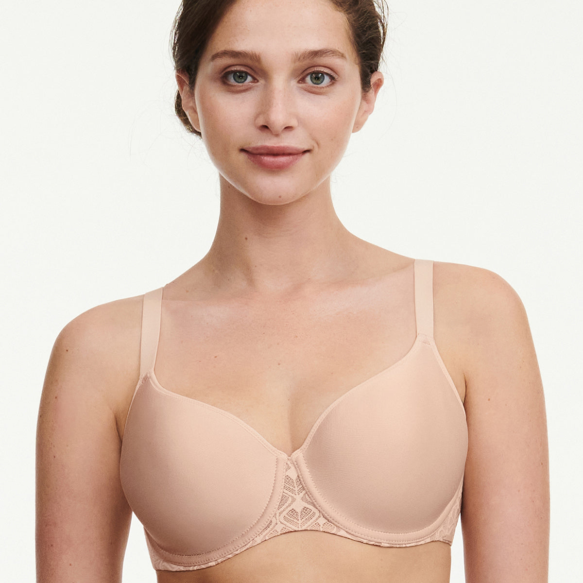 Chantelle EasyFeel Ace BH mit Bügel, Beige, Größe: 80D, Damen von Chantelle