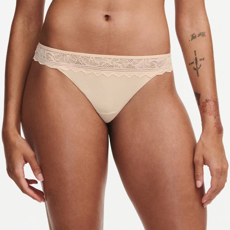 Chantelle EasyFeel Floral Touch String, Beige, Größe: 42, Damen von Chantelle