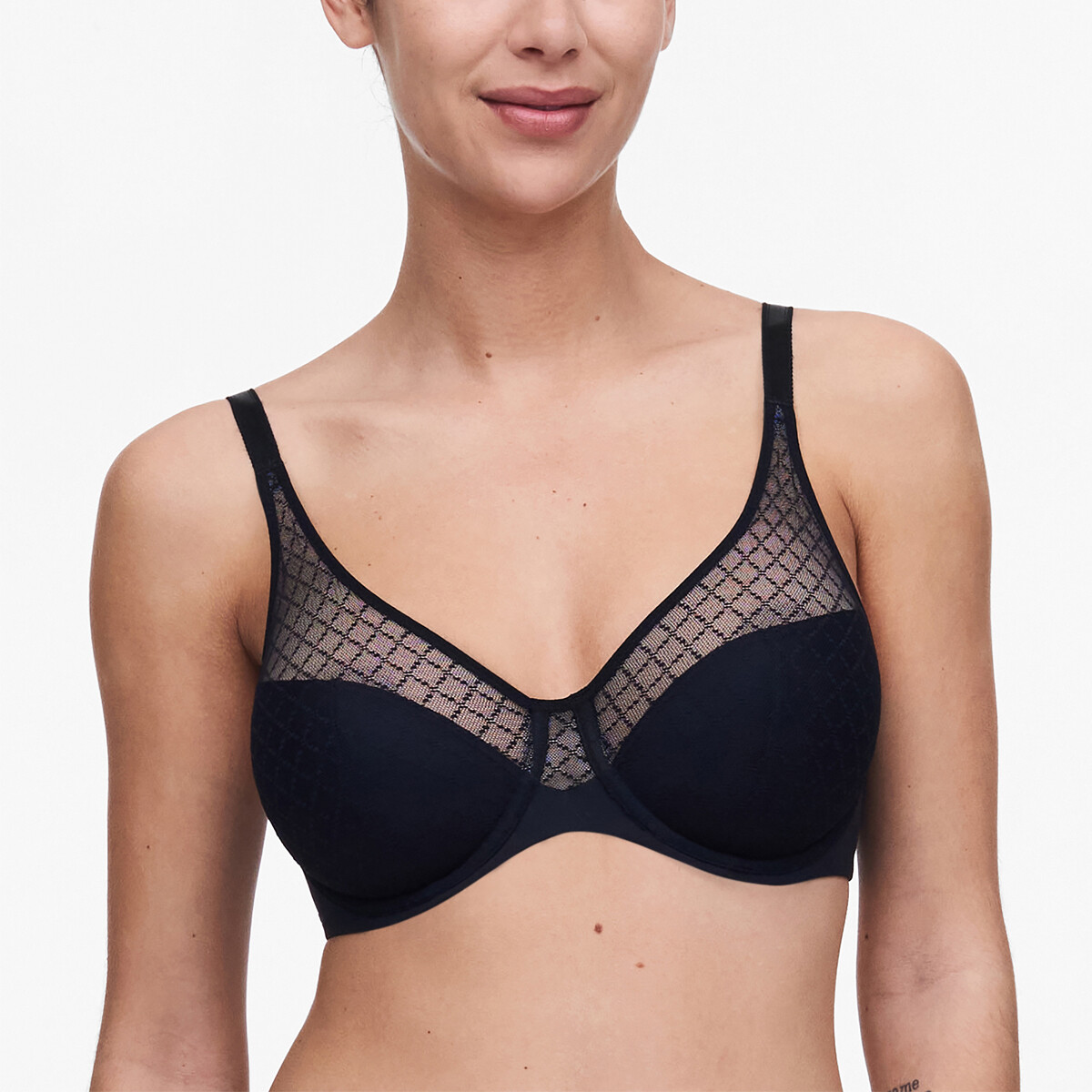 Chantelle Easyfeel Norah Chic BH Mit Bügel, Farbe: Schwarz, Größe: 90F, Damen von Chantelle