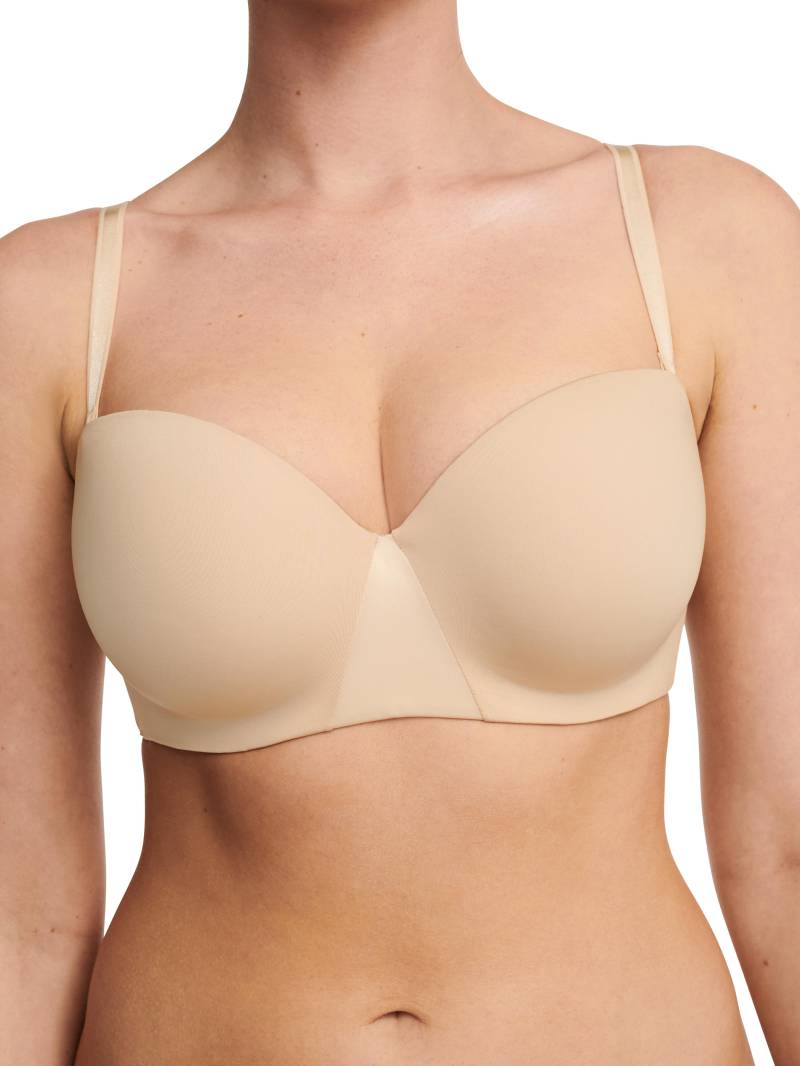 Chantelle Lingerie - Essentiall Bandeau T-Shirt-BH golden beige - Gr. - 80 D von Chantelle Lingerie