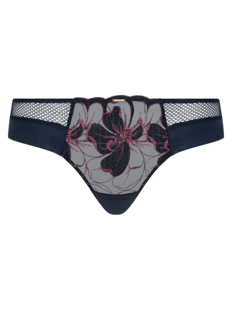 Chantelle Lingerie - FLEURS SIGNATURE Revealing Shorty sailing blue lurex - Gr. - 38 von Chantelle Lingerie