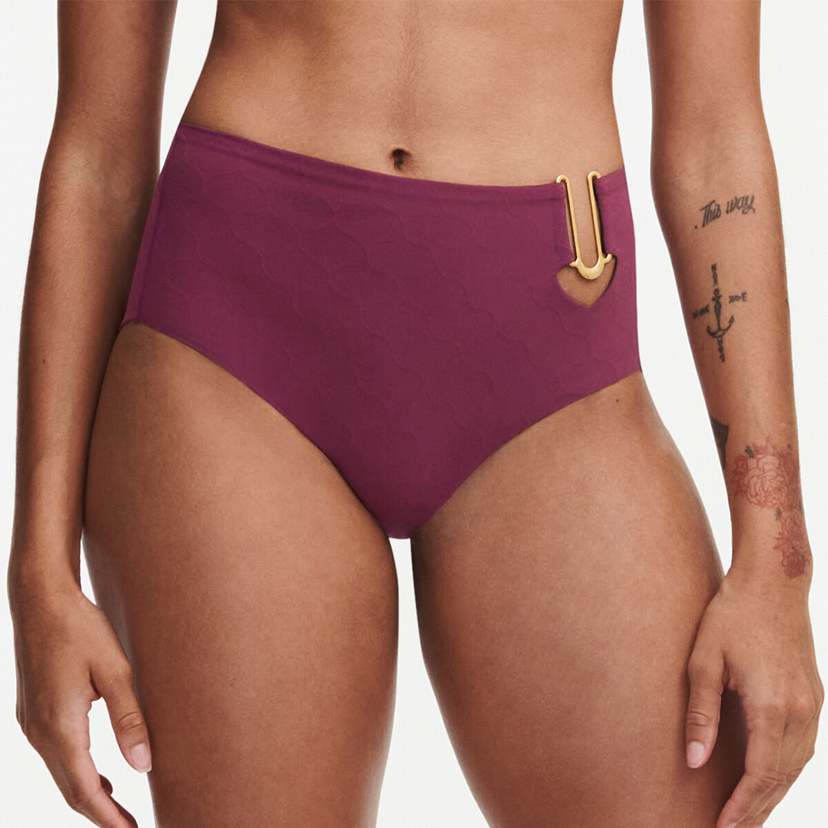 Chantelle Glow Bikini Hose, Farbe: Lila Potion, Größe: 42, Damen von Chantelle