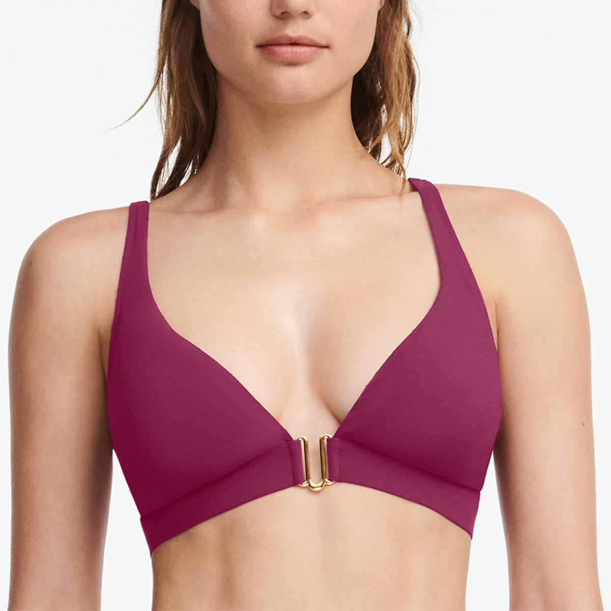 Chantelle Glow Bikinioberteil Ohne Bügel, Farbe: Lila Potion, Größe: L, Damen von Chantelle