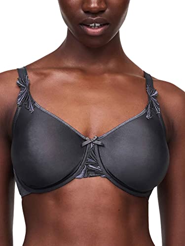 Chantelle HEDONA, Bedeckender Gemoldeter BH, Unnsichtbare Unterwäsche für Damen, Gris Profond/Gris Lavande, 70G von Chantelle