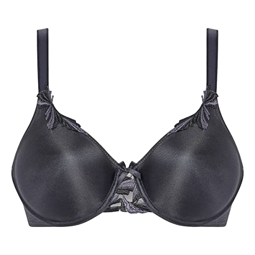 Chantelle Damen Hedona Co Sg Arma. Enveloppant Moule Geformter BH, Gris Profond/Gris Lavande, 80F EU von Chantelle