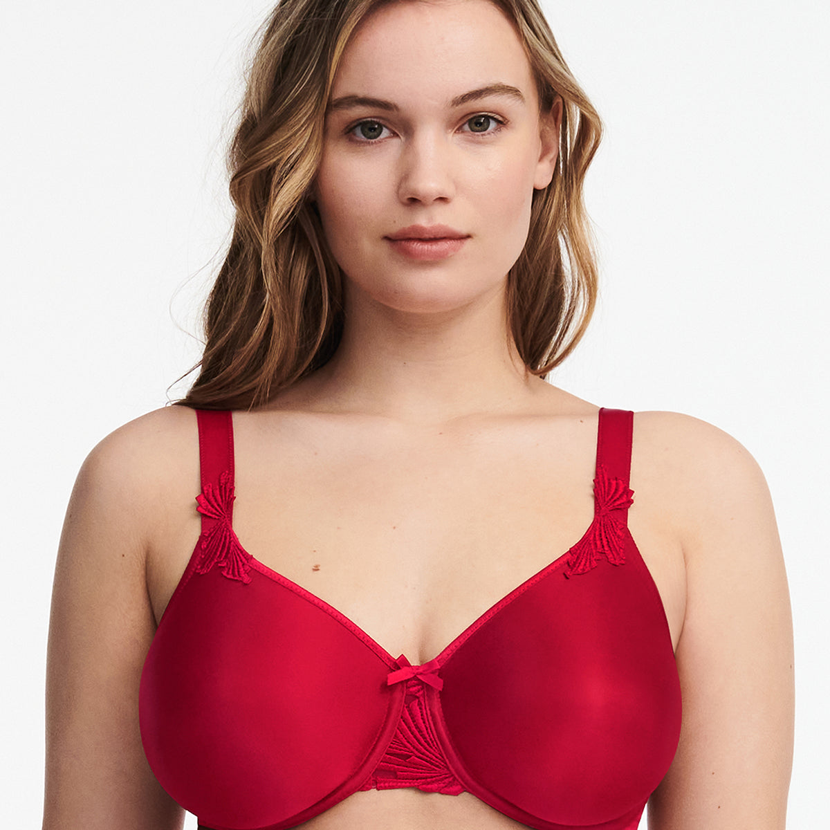 Chantelle Hedona  BH Mit Bügel, Farbe: New Passion Rot, Größe: 70E, Damen von Chantelle