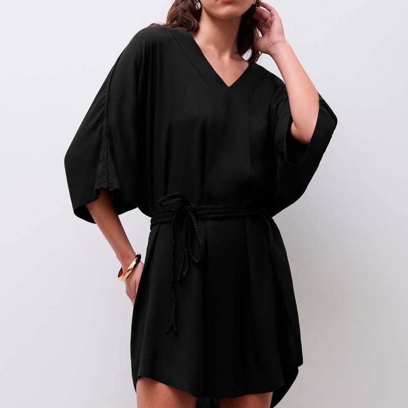Chantelle Influence Short Kaftan Bademantel, Schwarz, Größe: L/XL, Damen von Chantelle
