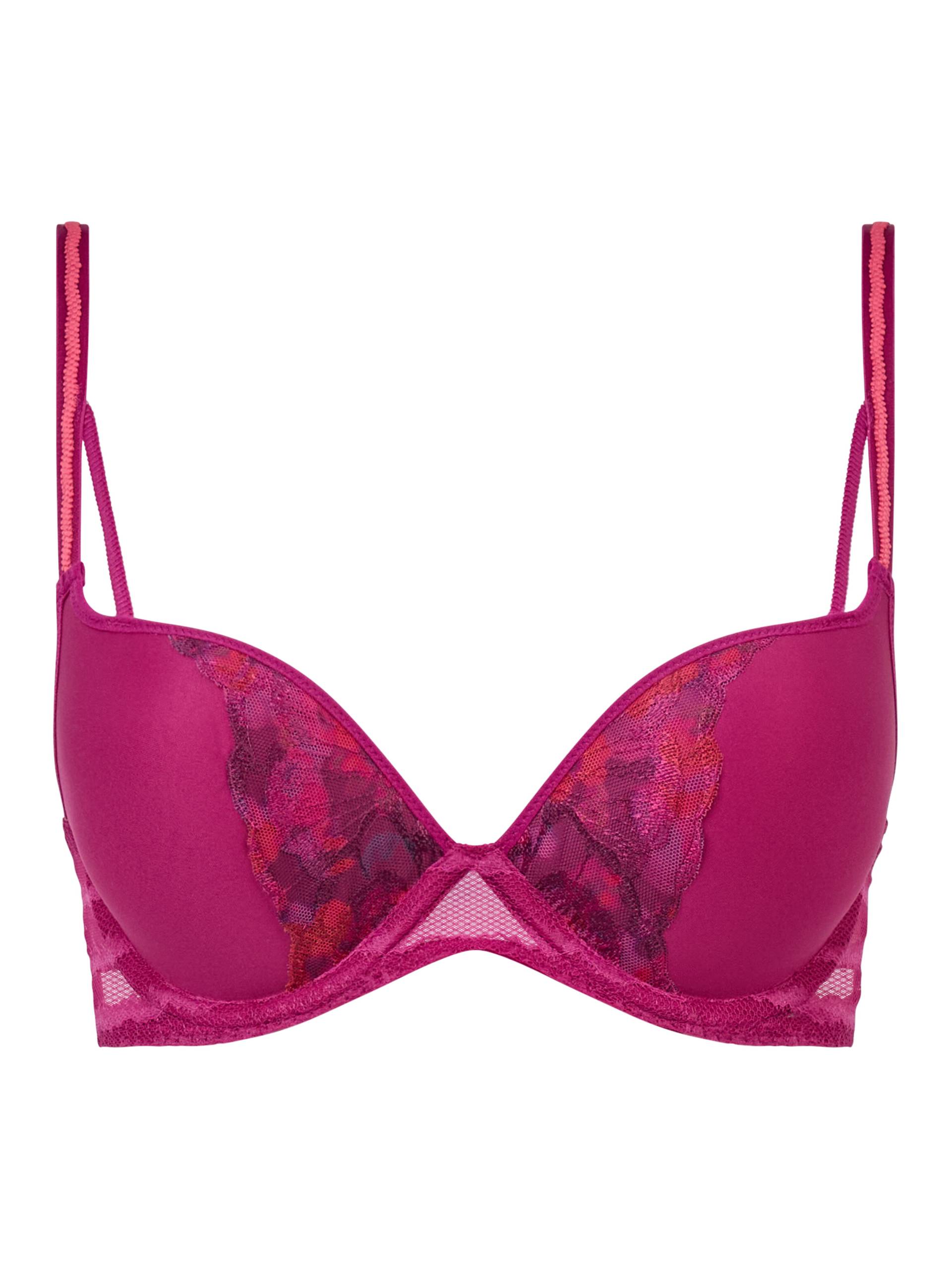 Chantelle - Lily Extra Push Up-BH dark fuchsia multico - Gr. - 75C von Chantelle