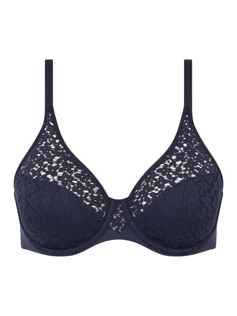 Chantelle Lingerie - Norah Bedeckender gemoldeter BH marine blue - Gr. - 90 E von Chantelle Lingerie