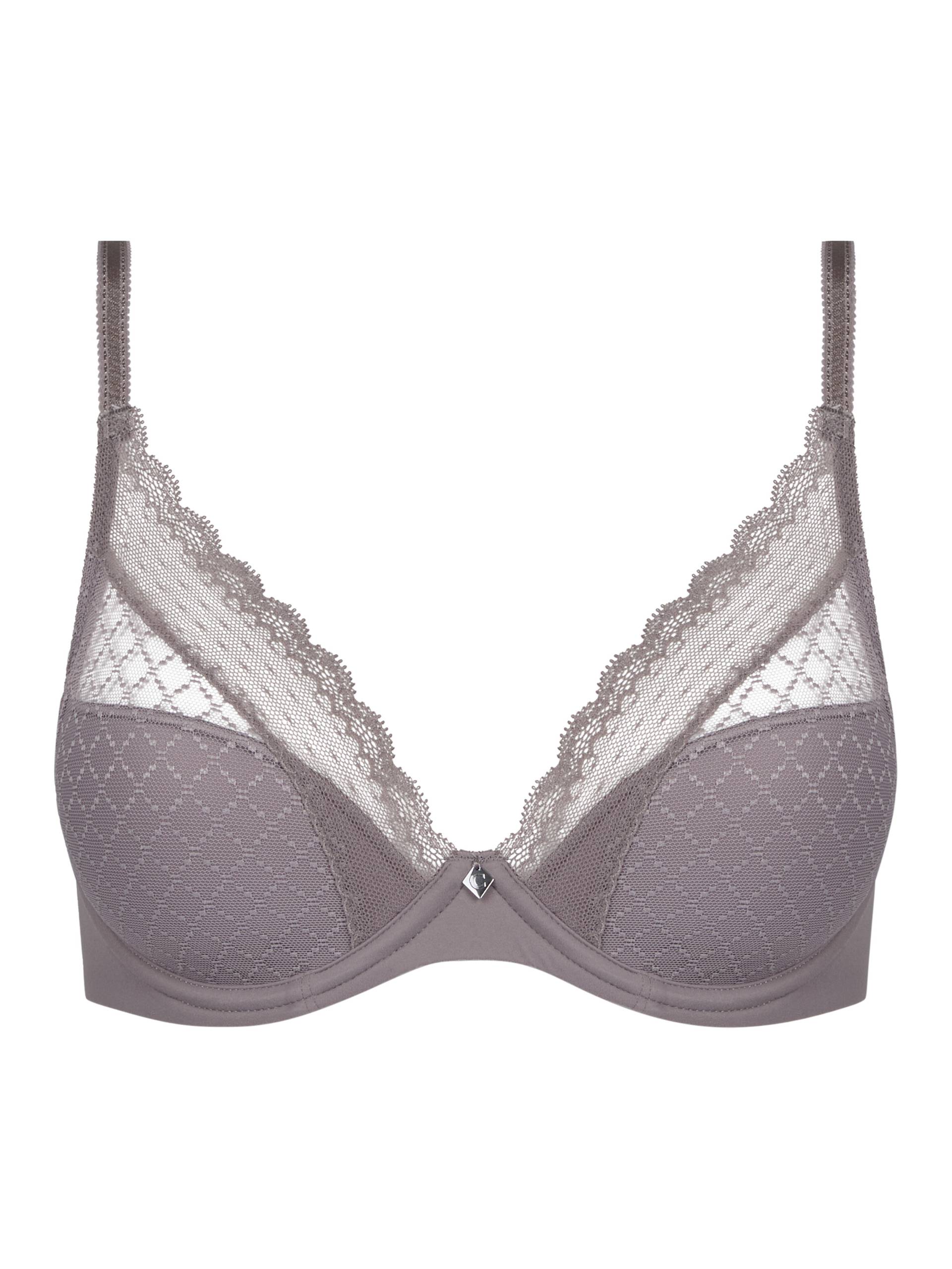 Chantelle Lingerie - Norah Chic Tiefausgeschnittener T-Shirt BH bronzed taupe - Gr. - 80 F von Chantelle Lingerie