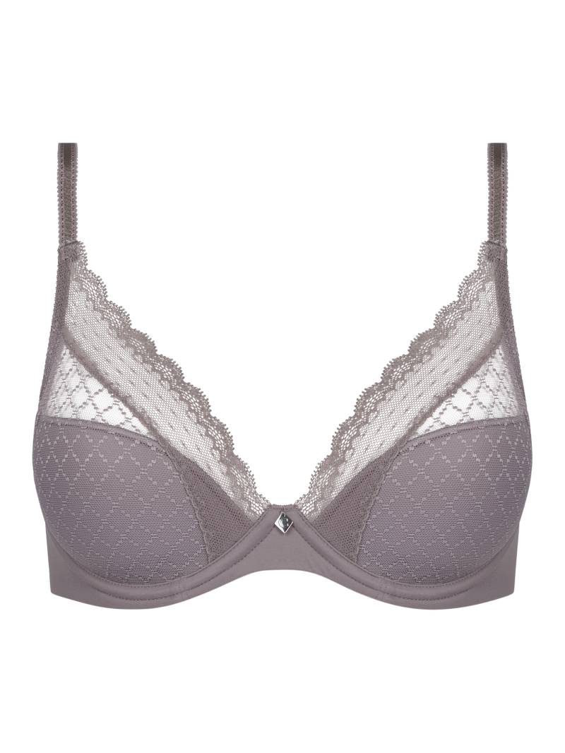 Chantelle Lingerie - Norah Chic Tiefausgeschnittener T-Shirt BH bronzed taupe - Gr. - 85 B von Chantelle Lingerie
