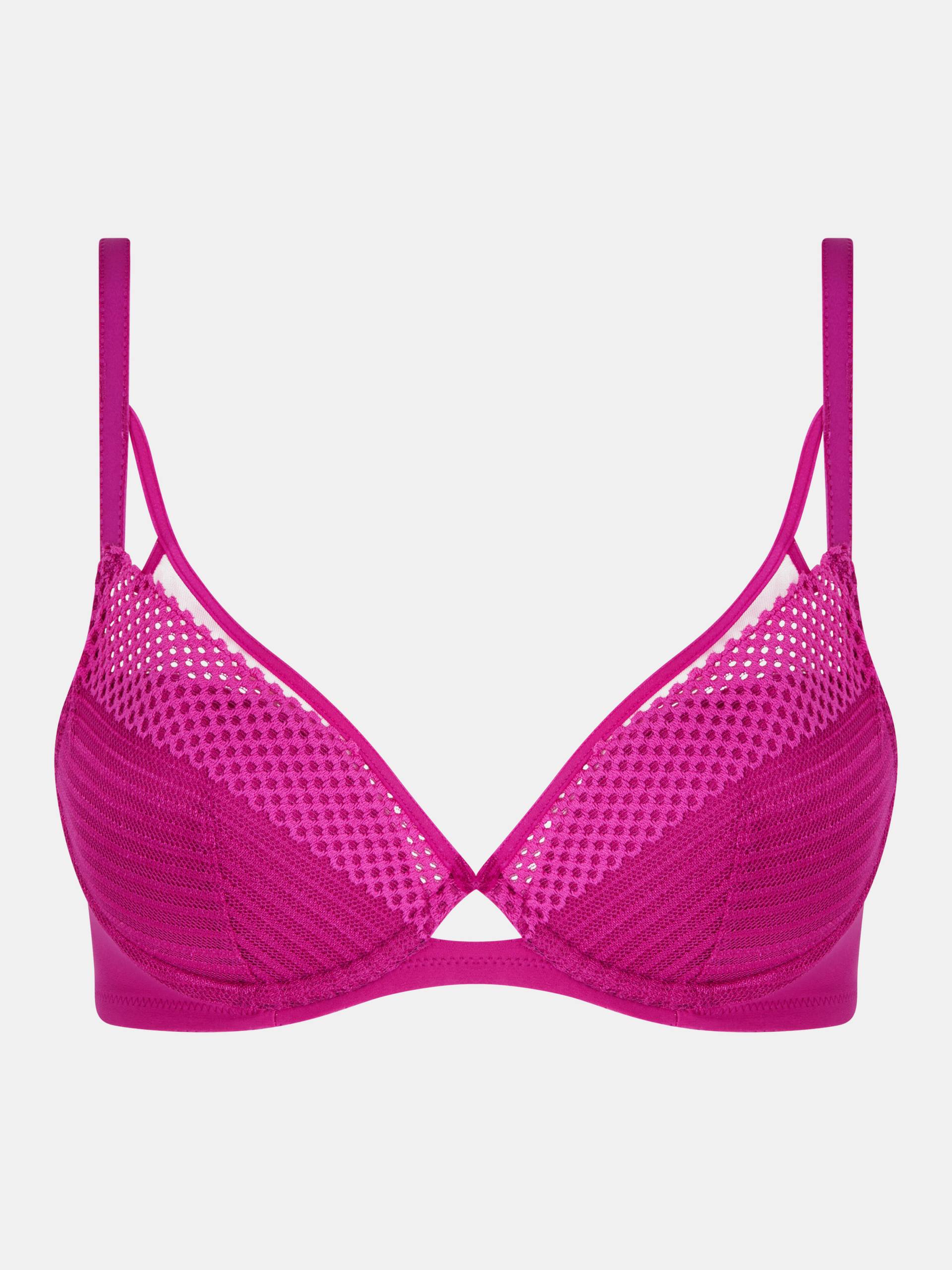 Chantelle Lingerie - Play Tiefausgeschnittener T-Shirt BH tyrian pink - Gr. - 80 C von Chantelle Lingerie