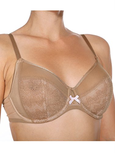 Chantelle REVELE MOI, Sehr Bedeckender Bügel-BH, Damen Unterwäsche, Nubuck, 65G von Chantelle