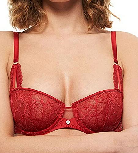 Chantelle SEGUR, Balconnet Außenträger-BH, Damen Unterwäsche, Scarlet, 75C Chantelle SEGUR, Balconnet Außenträger-BH, Damen Unterwäsche, Scarlet, 75C von Chantelle