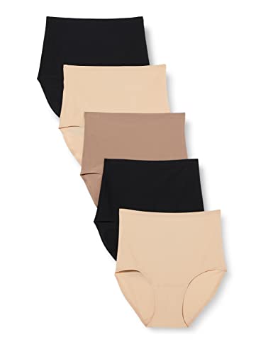 Chantelle SOFTSTRETCH, Taillenslip (Pack X5), Unnsichtbare Unterwäsche für Dame, Einheitsgröße von 36 bis 44 (EU), Mehrfarbig, Einheitsgröße von Chantelle