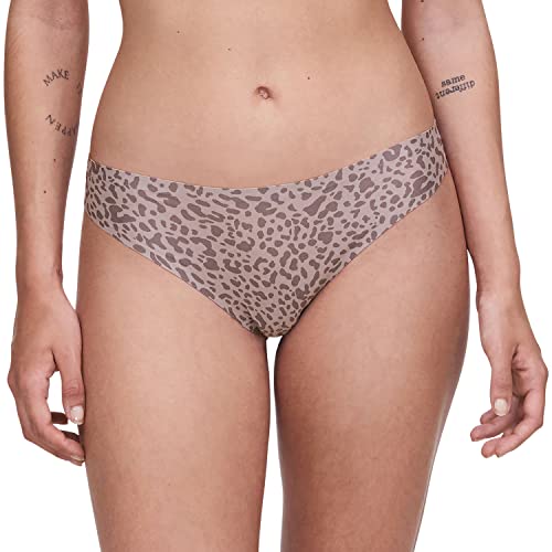 Chantelle SOFTSTRETCH, Tanga, Unnsichtbare Unterwäsche für Dame, Einheitsgröße von 36 bis 44 (EU), Leopard Fonce, Einheitsgröße von Chantelle