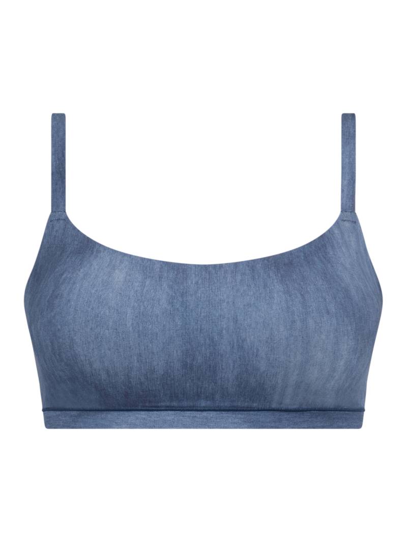 Chantelle Lingerie - SOFTSTRETCH Bustier mit Rundhalsausschnitt blue denim print von Chantelle Lingerie