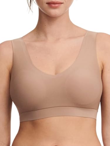 Chantelle Softstretch Padded V-Neck Bralette BH, Undurchsichtige, Coffee Latte, M/L von Chantelle