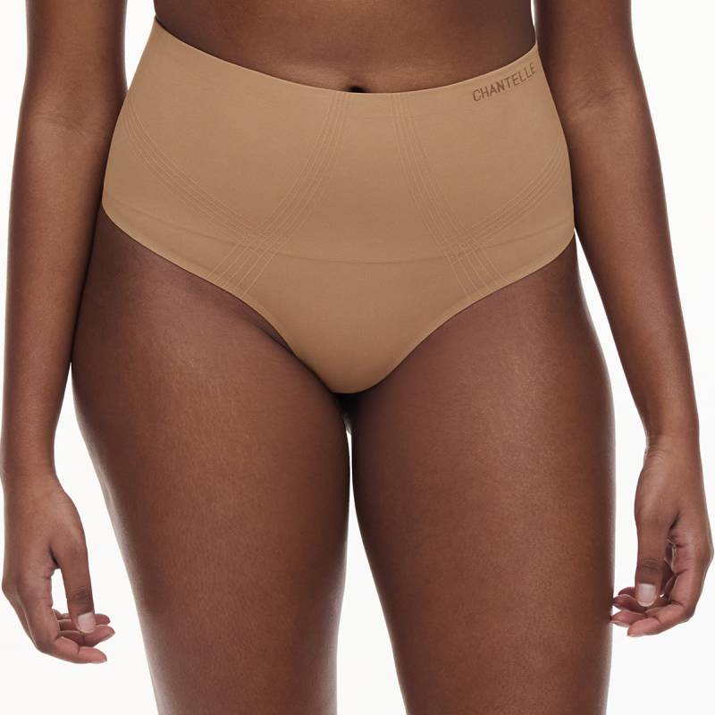 Chantelle Smooth Comfort Shapewear High-Waisted String, Braun, Größe: S, Damen von Chantelle