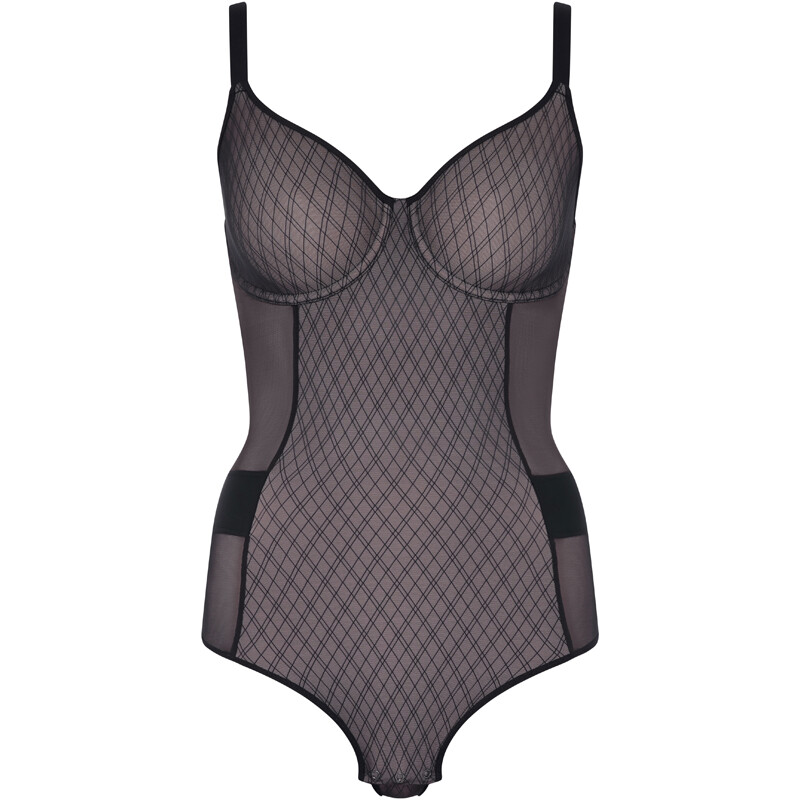 Chantelle Smooth Lines Bodystocking, Farbe: Schwarz, Größe: 85D, Damen von Chantelle