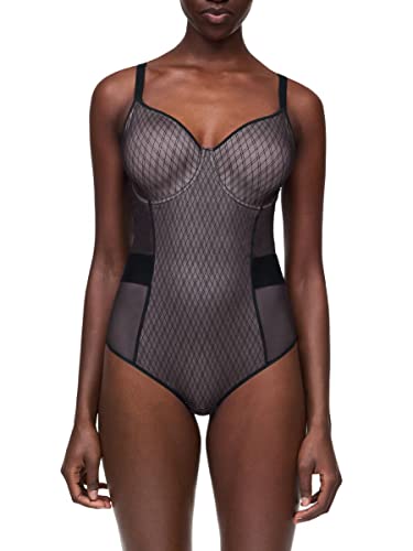 Chantelle Smooth Lines Body schwarz/beige schwarz 75E, schwarz / beige, 75E von Chantelle