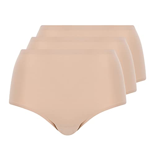 Chantelle - Soft Stretch - Plus Size - 44-56 - Taillenslip - 3er Pack (One Size Nude) von Chantelle