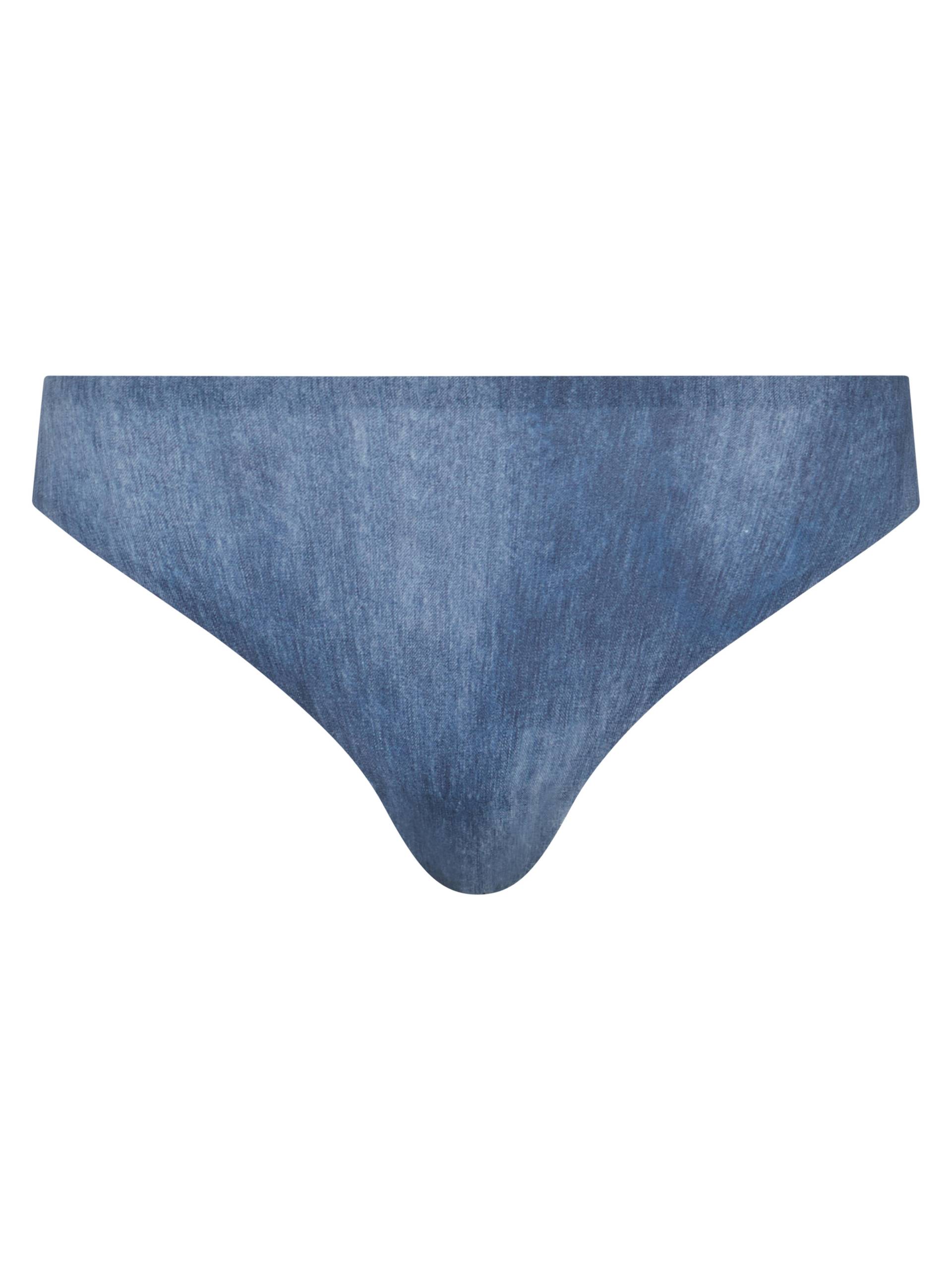 Chantelle Lingerie - SoftStretch Tanga blue denim print von Chantelle Lingerie