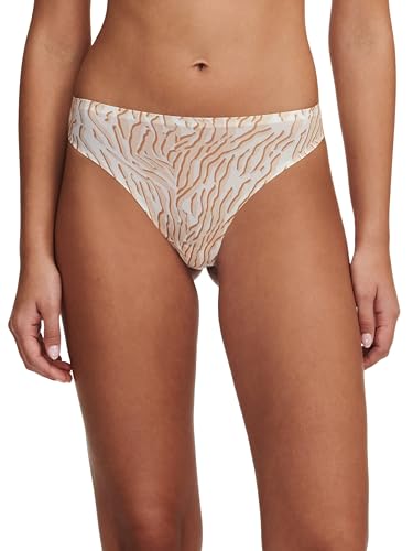 Chantelle SOFTSTRETCH, Tanga, Unnsichtbare Unterwäsche für Dame, Einheitsgröße von 36 bis 44 (EU), Wüstensanddruck, Einheitsgröße von Chantelle