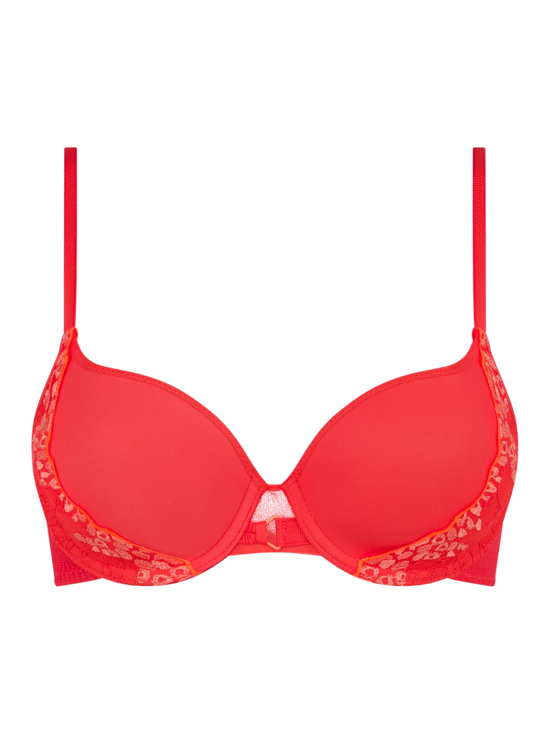 Chantelle Lingerie - Spice Bedeckender T-Shirt BH red cocktail multico - Gr. - 70 D von Chantelle Lingerie
