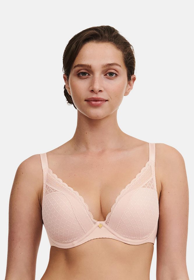 Chantelle T-Shirt-BH Easy Feel Norah Chic (1-tlg) Schalen-BH - Leicht transparent - Spitzenborte am Dekolleté von Chantelle