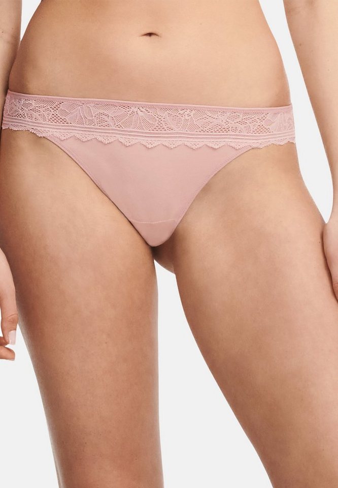 Chantelle T-String Easy Feel Floral Touch (1-St) Tanga - Blickdicht - Blickdichter Tanga mit elegantem Spitzenband von Chantelle