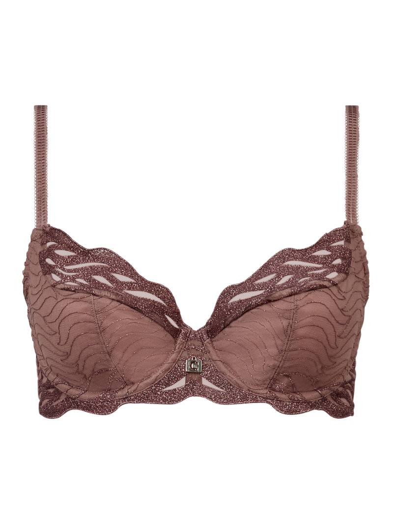 Chantelle - Vibe Bedeckender Bügel BH cinnamon lurex - Gr. - 80 D von Chantelle