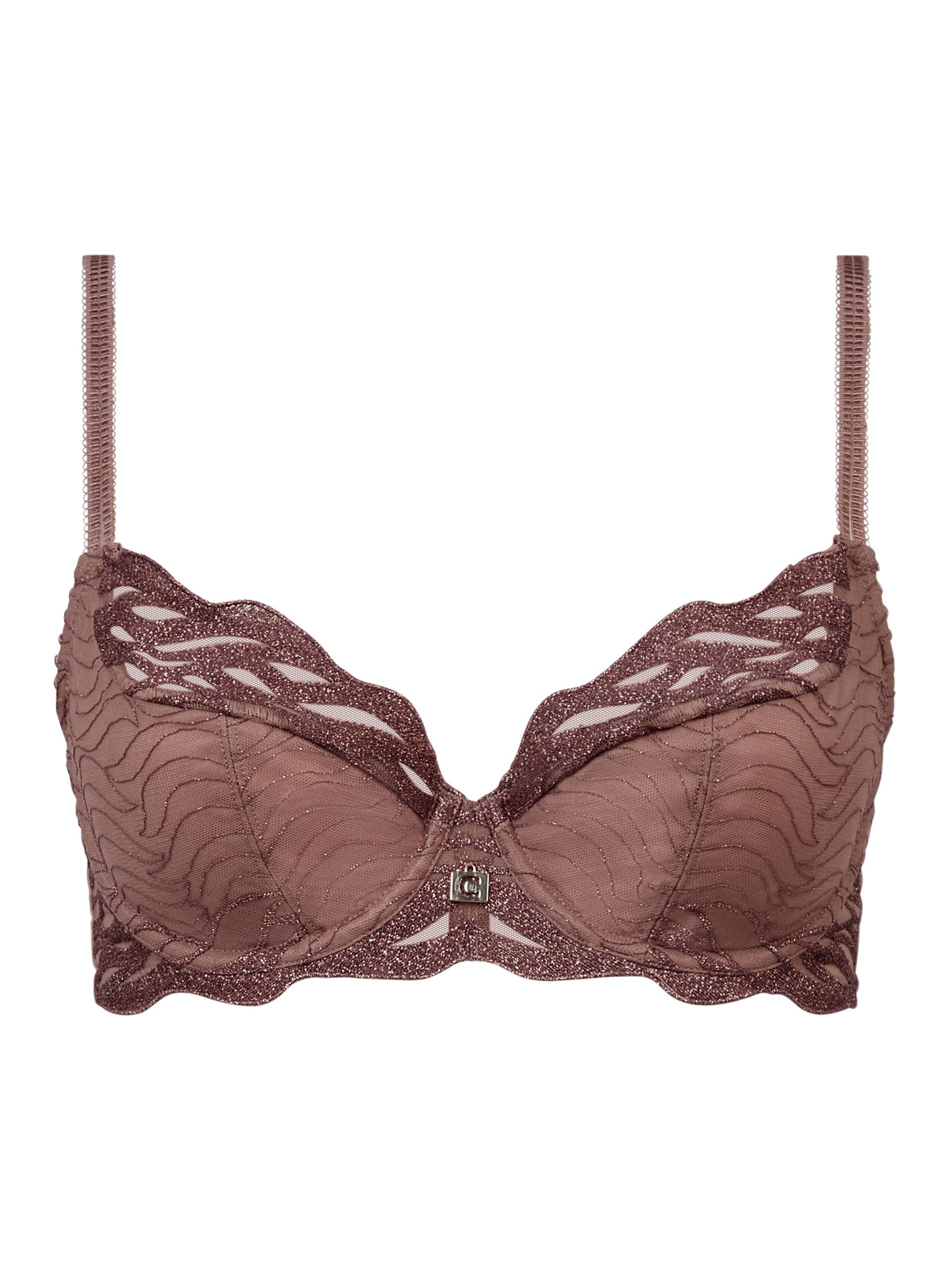 Chantelle - Vibe Bedeckender Bügel BH cinnamon lurex - Gr. - 85 D von Chantelle