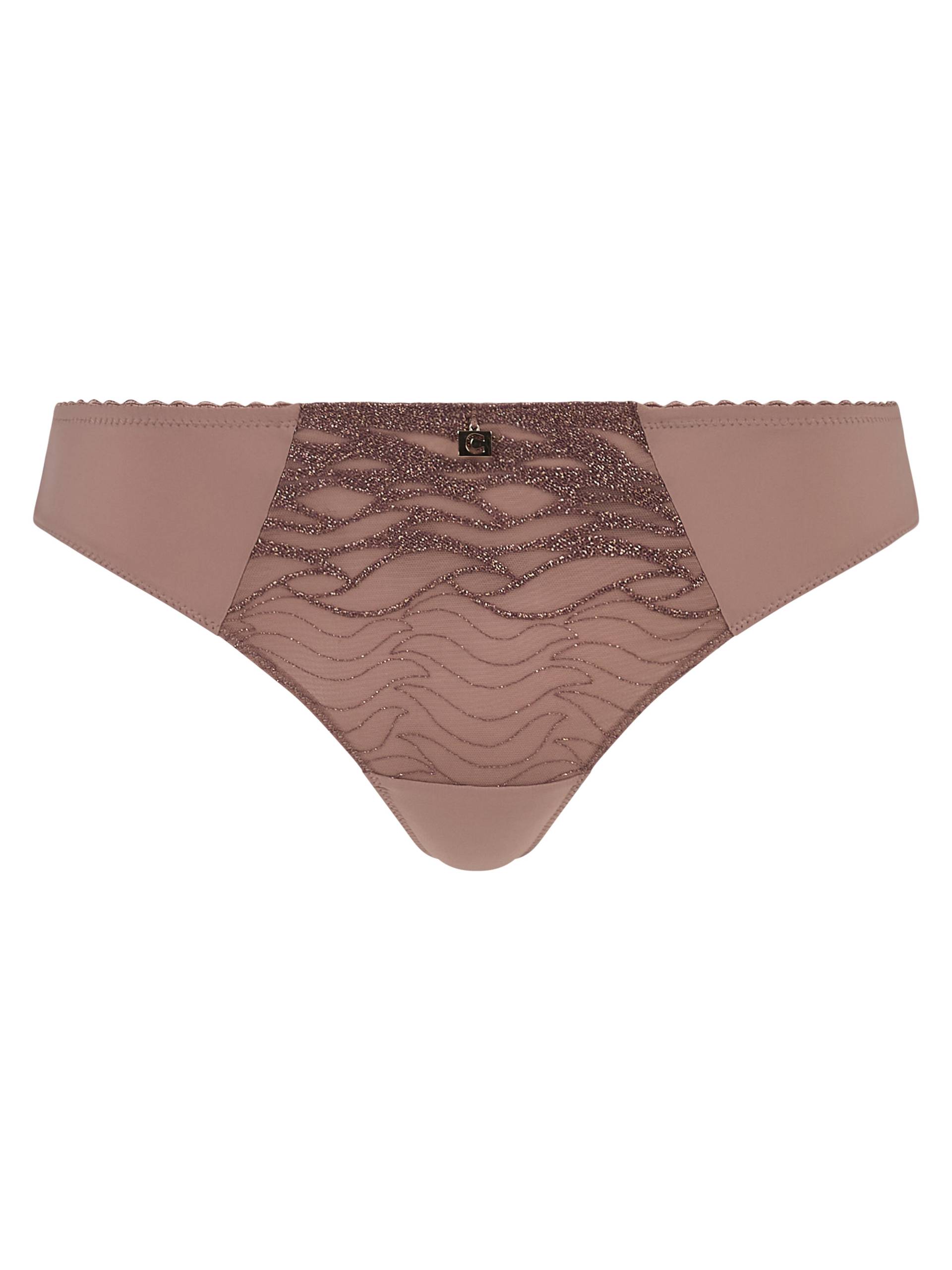 Chantelle - Vibe Tanga cinnamon lurex - Gr. - 36 von Chantelle