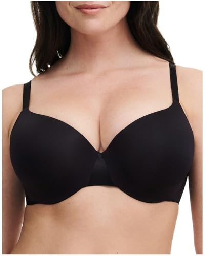 Chantelle ESSENTIALL, Bedeckender T-Shirt-BH, Unnsichtbare Unterwäsche für Damen, Schwarz, 70G von Chantelle