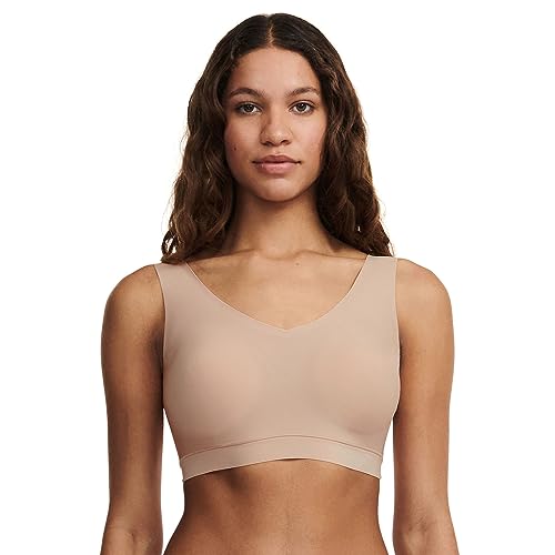 Chantelle Damen Soft Stretch Padded V-Neck Bra Top BH, Undurchsichtige, Nude-Rouge, XS/S von Chantelle