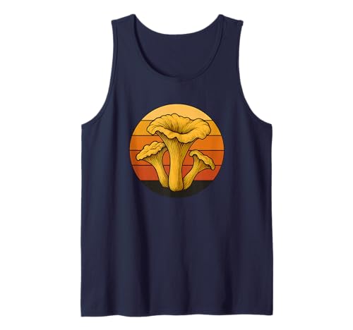 Herren Pfifferlinge Pilze, Retro, ohne Text, Tank Top Herren Pfifferlinge Pilze, Retro, ohne Text, Tank Top von Chanterelle Forager themed Items