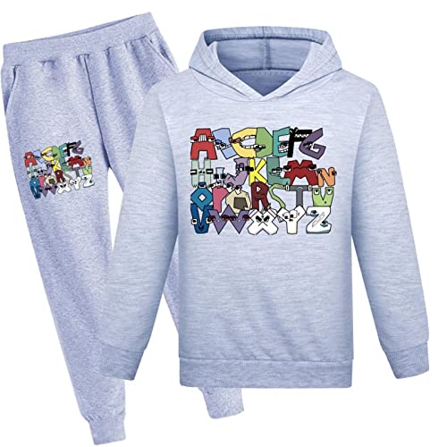 Chaorwe Kinder Trainingsanzug Set Frühling Herbst Winter Hoodie Sweatshirt und Hose Kinder Mode Pullover Sportbekleidung für 4-14T Junge Mädchen von Chaorwe